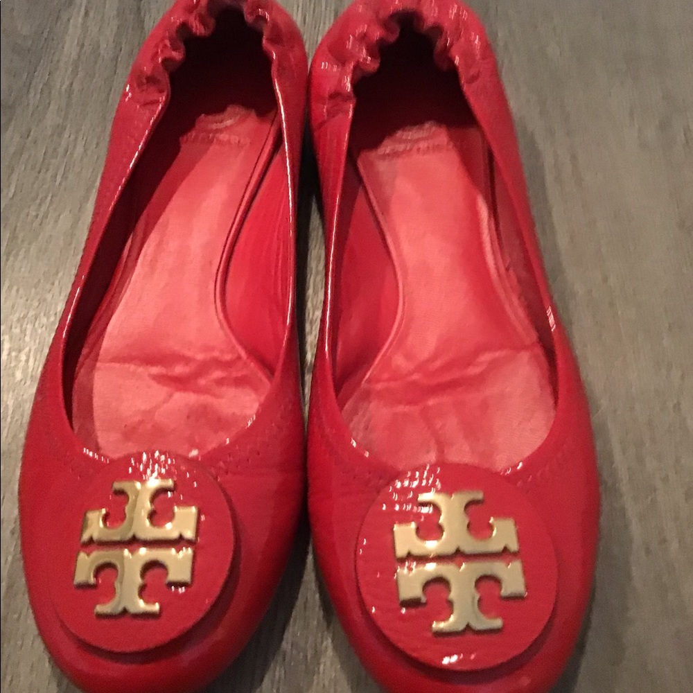 Tory Burch Patent Ballerina